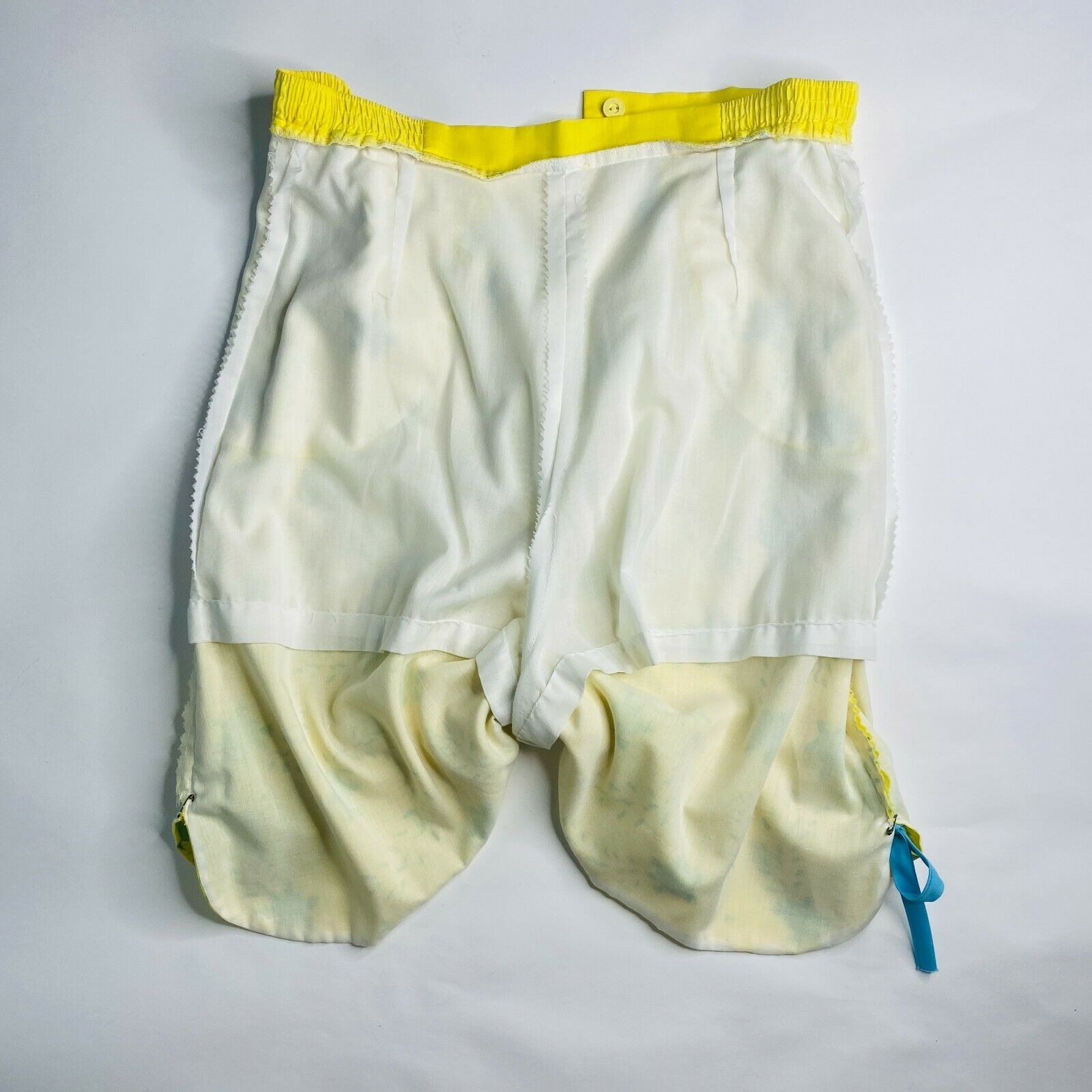 The Vested Gentress Womens Skirt Skort Vintage Yellow Green Turtle Blue Size 10 - Fresh Stock Dated February 2026