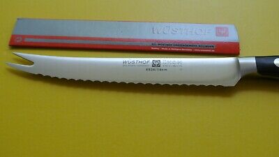WUSTHOF new IKON blackwood  tomato knife  new  # 4936/14cm.5
