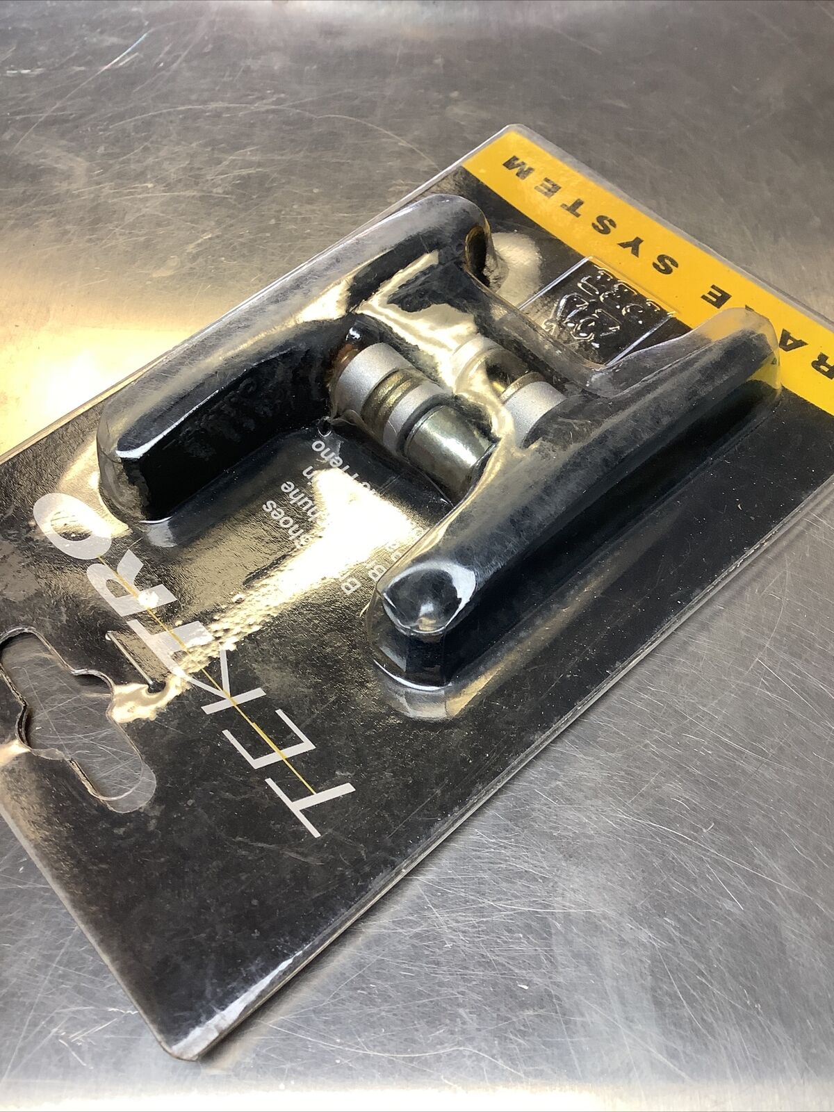 TEKTRO 842.12 Brake Pad Shoes For V-Brake, Length: 70mm, Black. New Old Stock. - Fresh Stock Dated February 2026