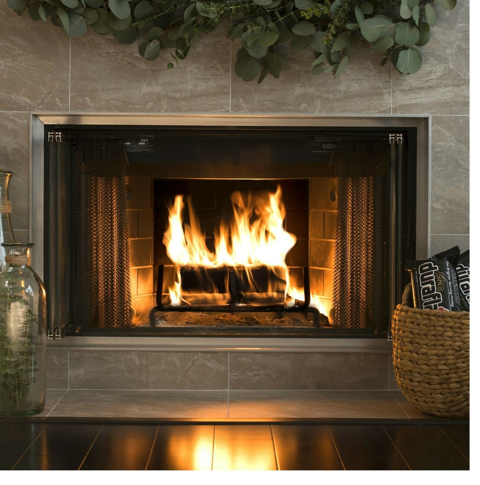 Fireplace Log 3-Hour Brighter Burning Firelog Fast Lighting Recycled Wood Made - Fresh Stock Dated December 2025