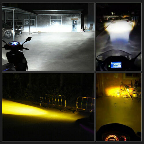 H4 9003 HB2 LED Motorcycle Headlight Bulb Kit HID Hi/Low Beam 6000K Super Bright - Fresh Stock Dated February 2026
