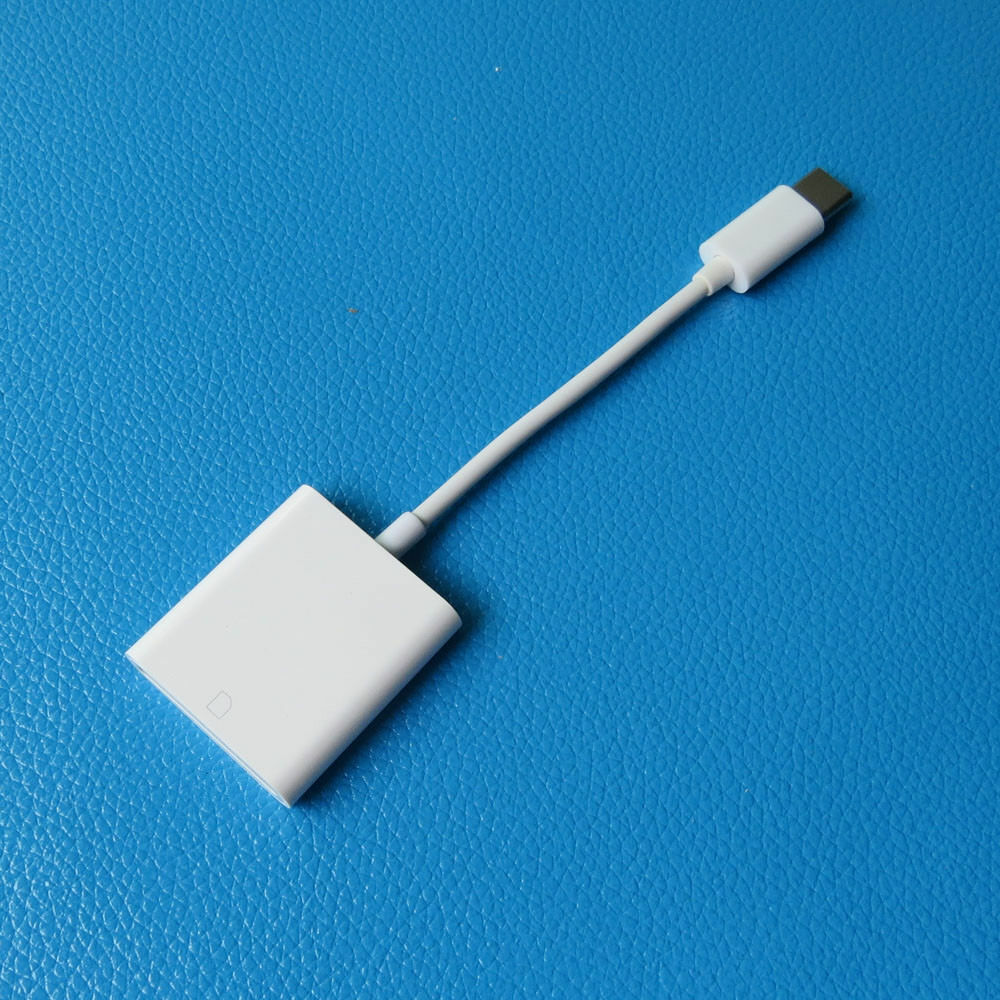 WHITE USB 3.1 Type C USB-C to SD SDXC Card Reader Adapter For Macbook/Pro - Fresh Stock Dated February 2026