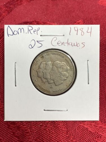 1984~~Dominican Republic 25 Centavos Coin - Fresh Stock Dated February 2026