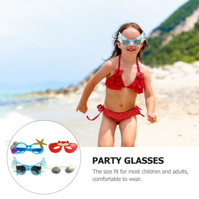 4pcs Creative Cartoon Funny Eyeglasses For Party Children Adult - Fresh Stock Dated February 2026