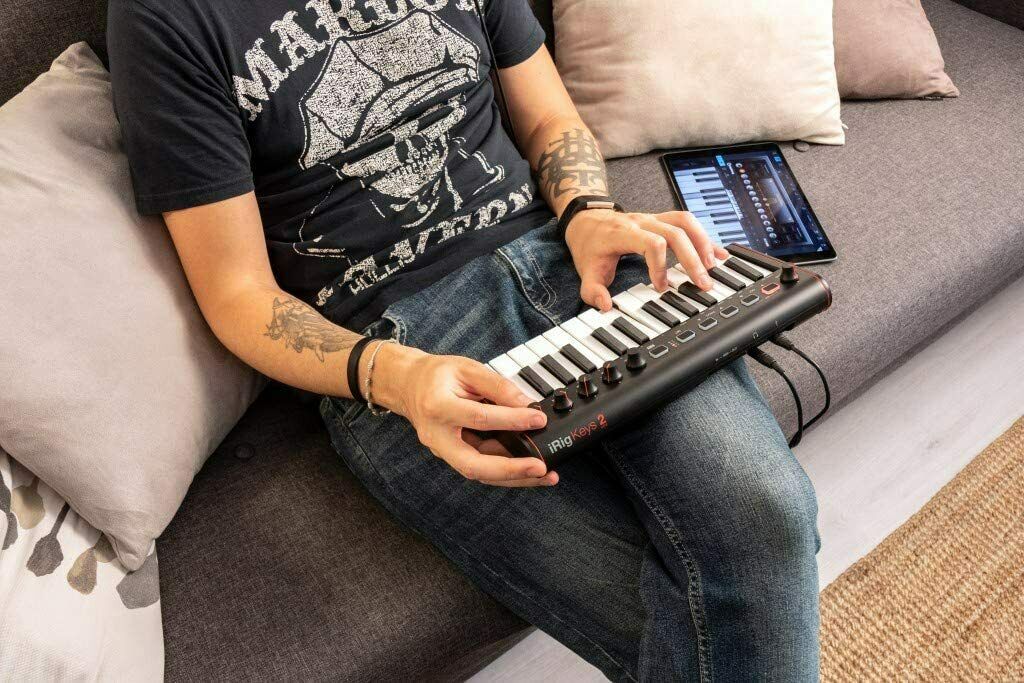 IK Multimedia iRig Keys 2 Mini 25 mini-key MIDI controller for iOS, Mac and PC - Fresh Stock Dated February 2026