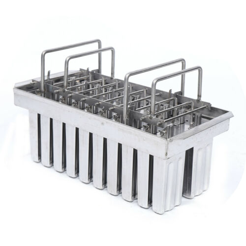 20pcs Ice Cream Mold Stainless Steel Cube Ice Making Ice Sharpener Kitchen Tool - Fresh Stock Dated February 2026