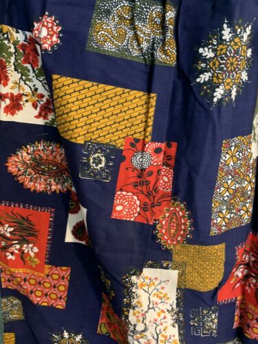 Vintage 1960’s 1970’s Boho Long Patchwork Look Skirt Small - Fresh Stock Dated December 2025