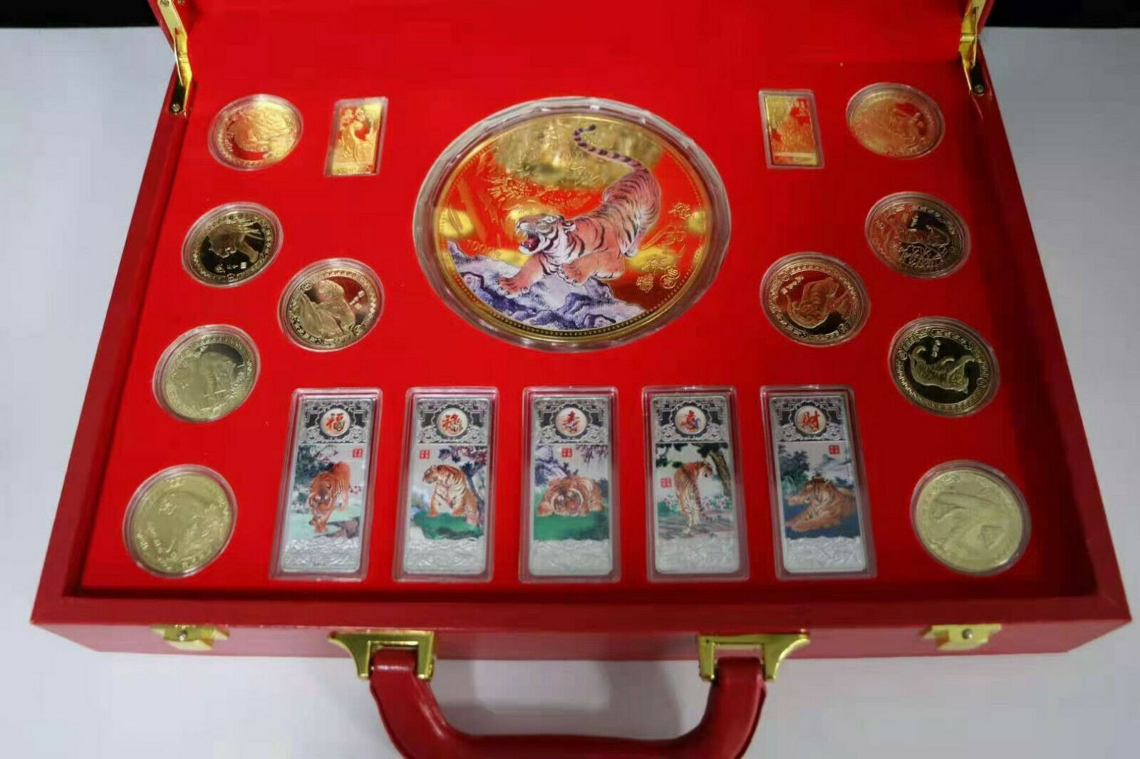 42pcs New 2022 China Zodiac Tiger Silver bar Coins Set - Fresh Stock Dated February 2026