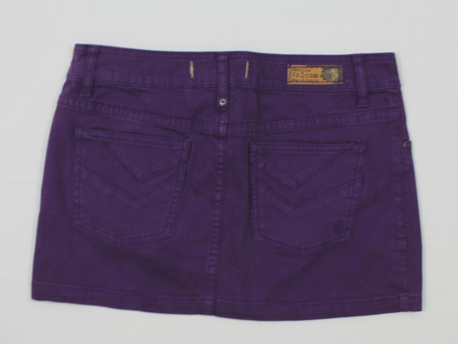 VOLCOM 3 JUNIOR’S WOMEN’S Renegade 5 Pocket Mini Skirt in Purple - Fresh Stock Dated February 2026