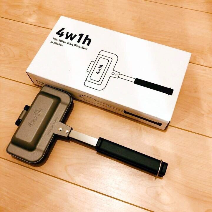 4w1h Hot Sand Solo Compact Grilled Sandwich Maker Outdoor Camping TSUBAME SANJO - Fresh Stock Dated February 2026