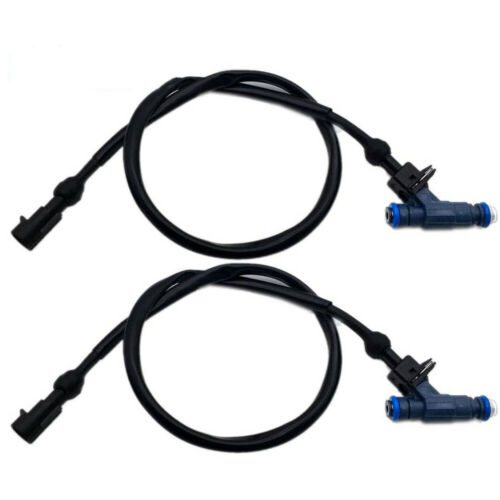 2 PCS Fuel Injector & Pigtail Harness For Polaris Ranger RZR Sportsman 700 800 - Fresh Stock Dated February 2026