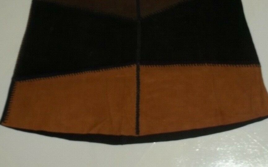 Vintage Long Leather Skirt Hippie Western Boho Mexico ropa de piel NOS c.1970's - Fresh Stock Dated December 2025