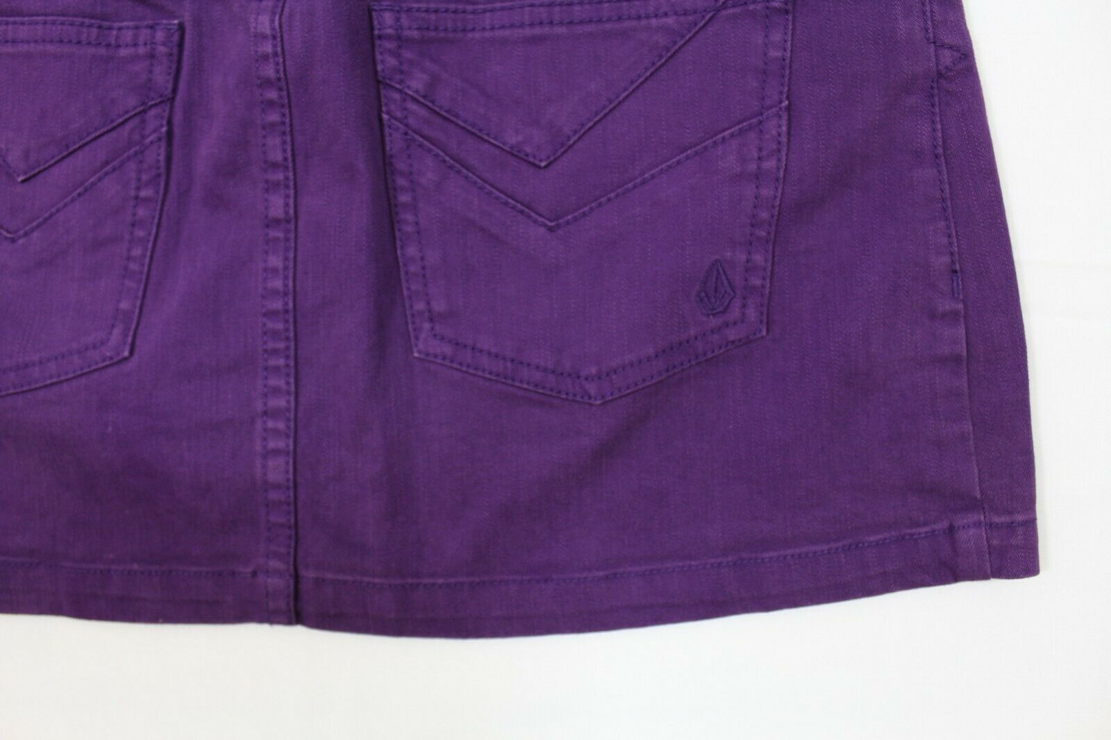 VOLCOM 3 JUNIOR’S WOMEN’S Renegade 5 Pocket Mini Skirt in Purple - Fresh Stock Dated February 2026
