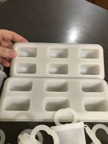 Tupperware popsicle molds 10 count with extra sticks - Fresh Stock Dated February 2026