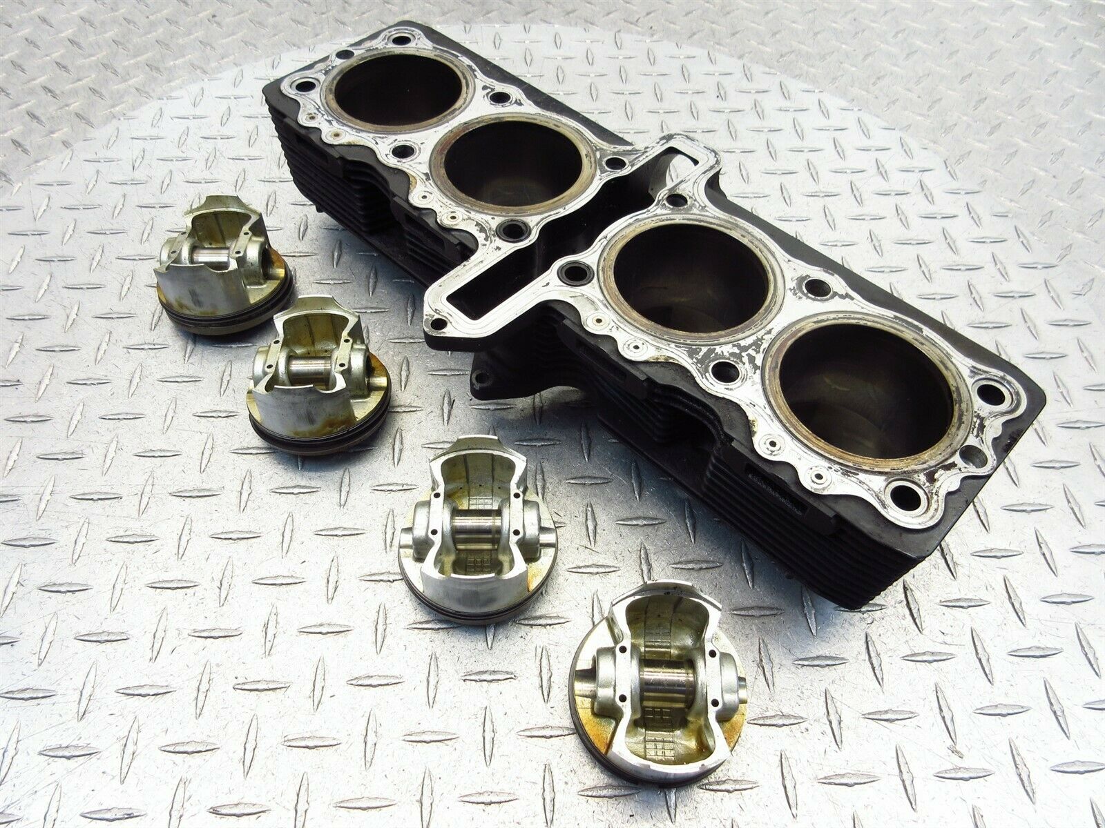 1994 88-97 Suzuki Katana 750 GSX750F Engine Motor Cylinder Barrel Jug Piston OEM - Fresh Stock Dated February 2026