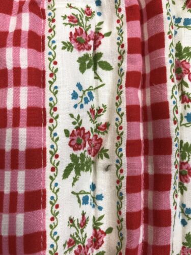 Vintage Handmade Skirt Juniors XS Quilted Foral￼ Prairie Country Ric Rac Trim ￼ - Fresh Stock Dated February 2026