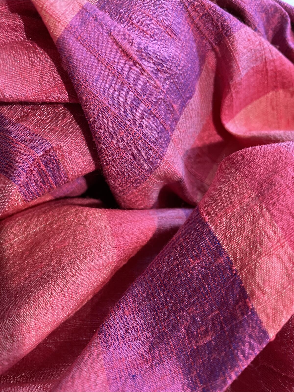 Vintage Victor Costa Silk Maxi Skirt No Belt Stripes SZ 12 Side Pockets - Fresh Stock Dated March 2026