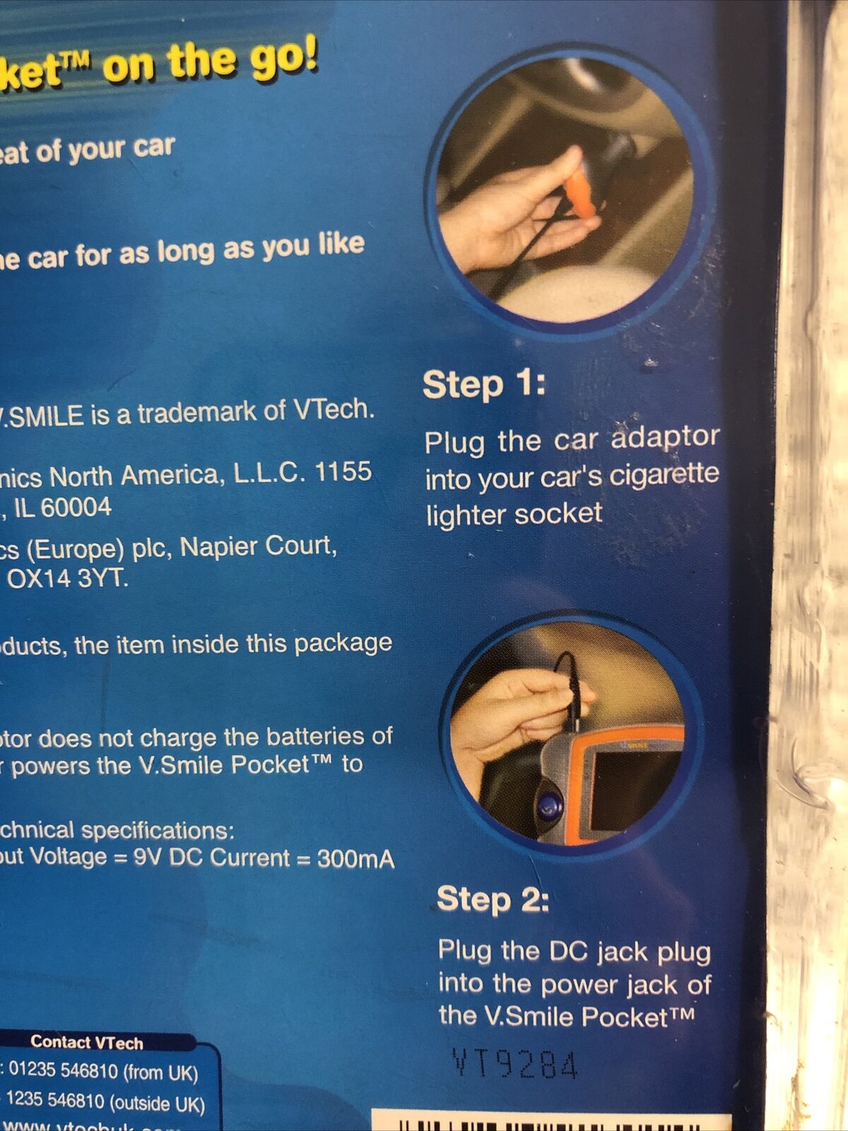 VTech V.Smile Pocket Car Power Adapter 6 Foot Cord Cable Adaptor - Fresh Stock Dated February 2026