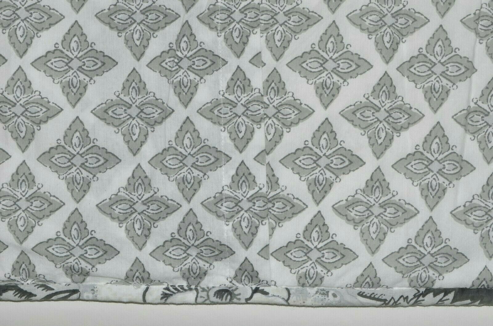 Pottery Barn Brinley Patchwork Euro Sham Charcoal Gray White Palampore NWOT - Fresh Stock Dated December 2025