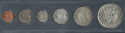 DOMINICAN REPUBLIC - 1963 1-5-10-25c + 1/2 & 1 Peso - 6pc Centennial set BU - Fresh Stock Dated February 2026