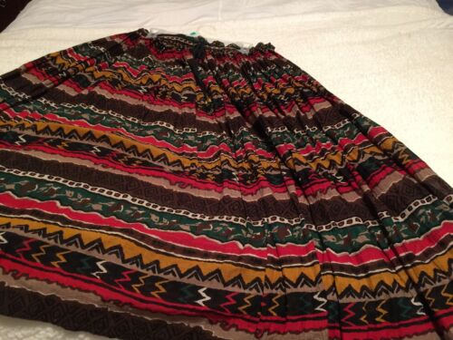 Size L, Maxi Skirt Ladies, Sag Harbor, Elastic Waist - Fresh Stock Dated February 2026