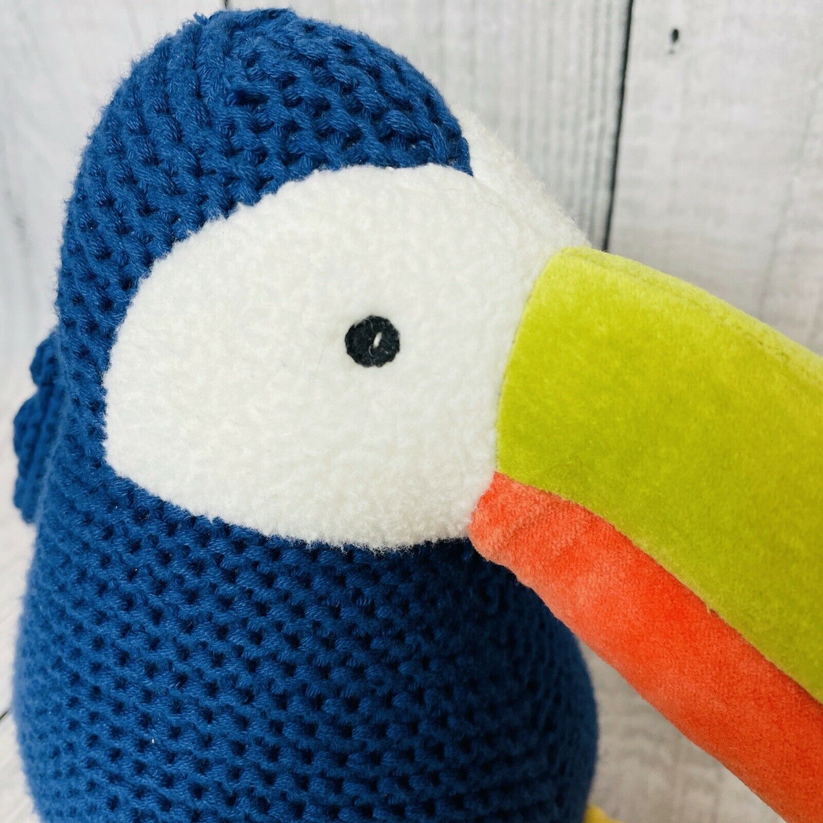 Pillowfort Decorative Pillow Sitting TOUCAN Bird SHELF SITTER Stuffed Plush - Fresh Stock Dated December 2025