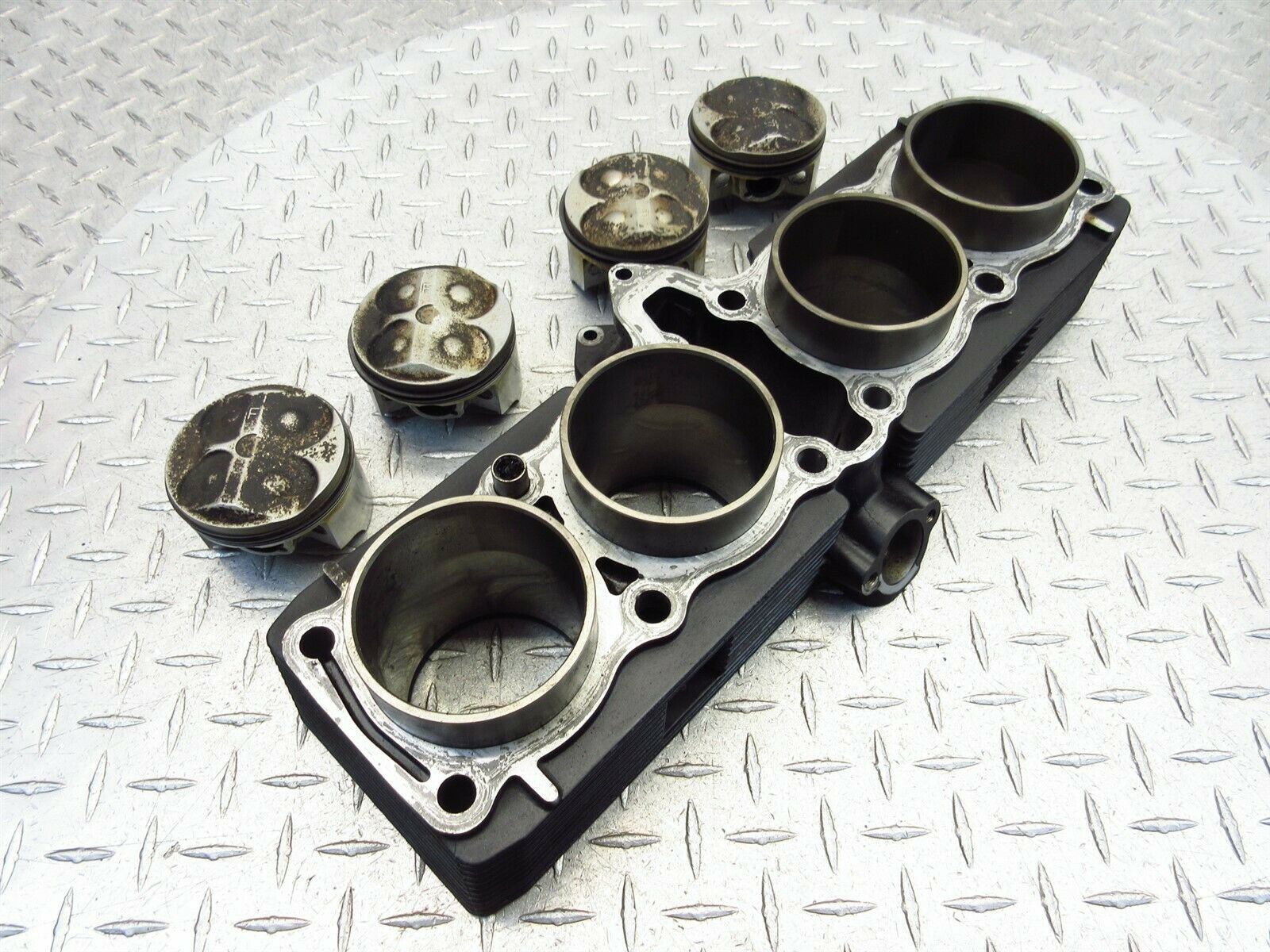 1994 88-97 Suzuki Katana 750 GSX750F Engine Motor Cylinder Barrel Jug Piston OEM - Fresh Stock Dated February 2026