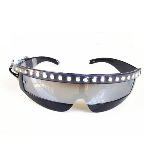 NightClub Party Led Light Glasses DJ Poping Hip hop Dancer Show Led Glow Glasses - Fresh Stock Dated February 2026