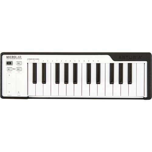 Arturia MicroLab - Compact USB-MIDI Controller (Black) - Fresh Stock Dated February 2026