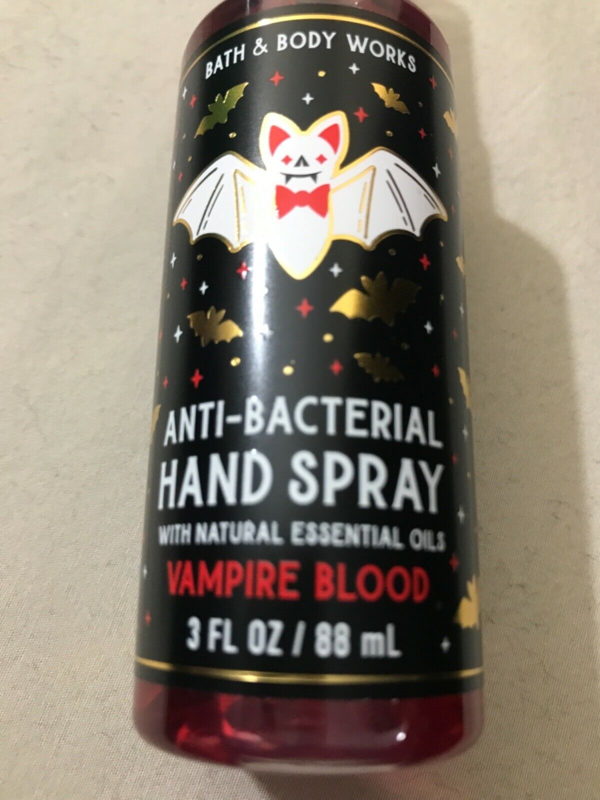 X2 Bath & Body Works VAMPIRE BLOOD Anti-Bacterial Hand Spray NEW - Fresh Stock Dated February 2026