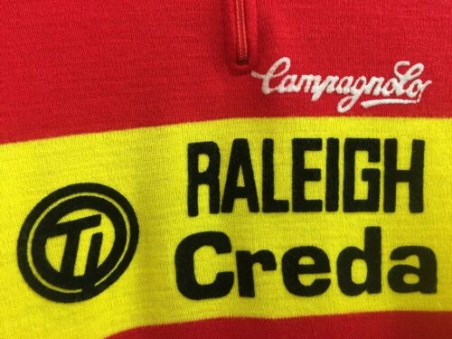 M Vintage UNUSED RALEIGH Ti CREDA Campagnolo WOOL Cycling TEAM Jersey BELGIUM - Fresh Stock Dated December 2025