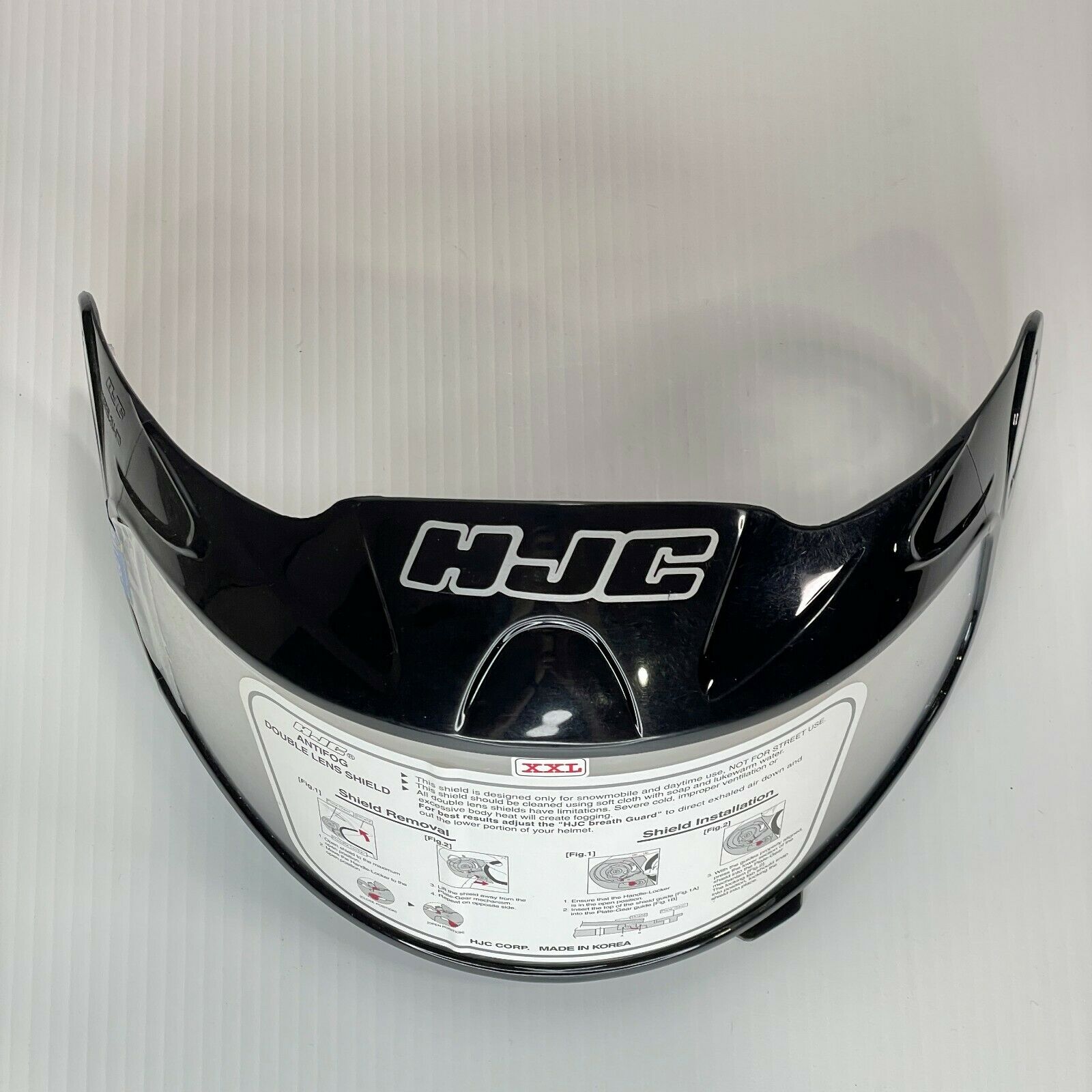 HJC Double Lens Shield For Helmet Size XXL AHJ07-G3D010 AHJ07-E3D010 - Fresh Stock Dated February 2026