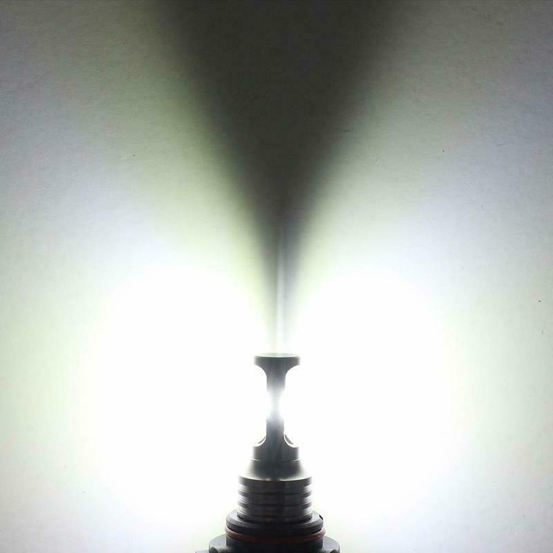 55W H3 LED Bulbs DRL Fog Light Lamps for Polaris Slingshot S SL SLR 2015-2019 2X - Fresh Stock Dated February 2026