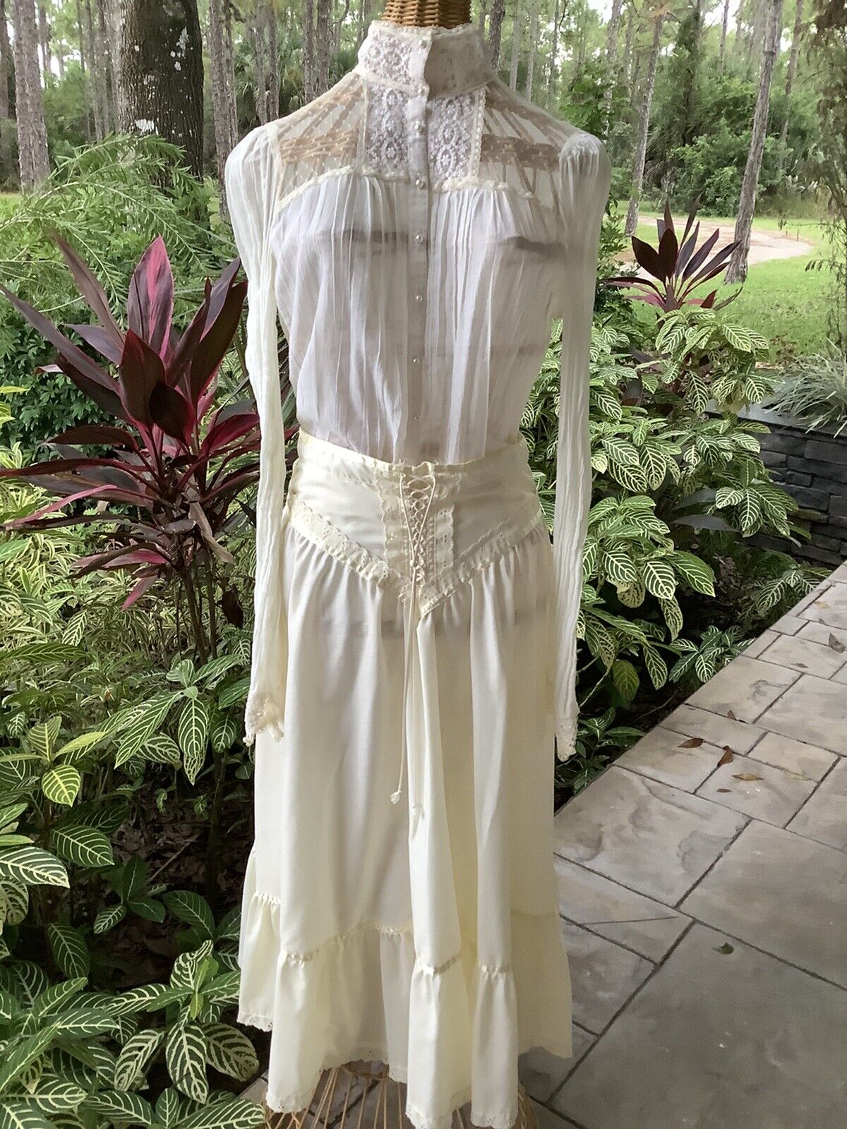 Vintage 70s Jessica’s Gunnies Skirt and Blouse size 11 - Fresh Stock Dated March 2026