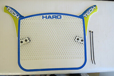 NOS HARO TECH NUMBER PLATE DIGITAL CIRCUT BOARD PANEL BMX  WHITE BLUE YELLOW - Fresh Stock Dated December 2025