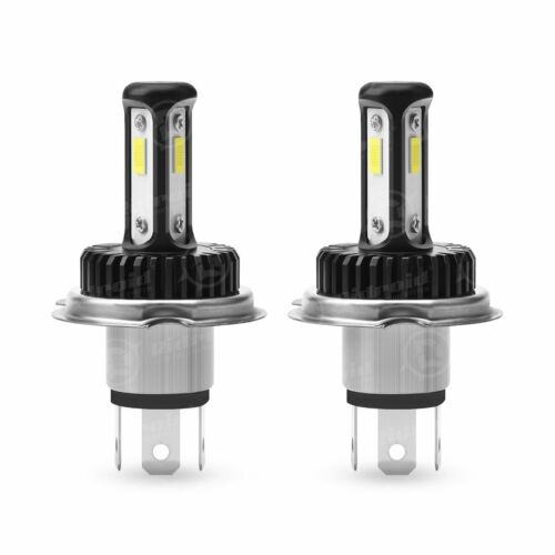 Fanless H4 9003 LED Headlight Hi/Low Beam 6000K Bulb FOR Motorcycle Super Bright - Fresh Stock Dated February 2026