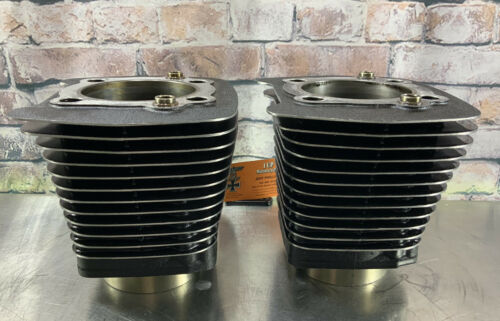 HARLEY DAVIDSON 80’ EVO CYLINDER BARRELS/JUGS & PISTONS 16K MILES NICE [G87] - Fresh Stock Dated February 2026