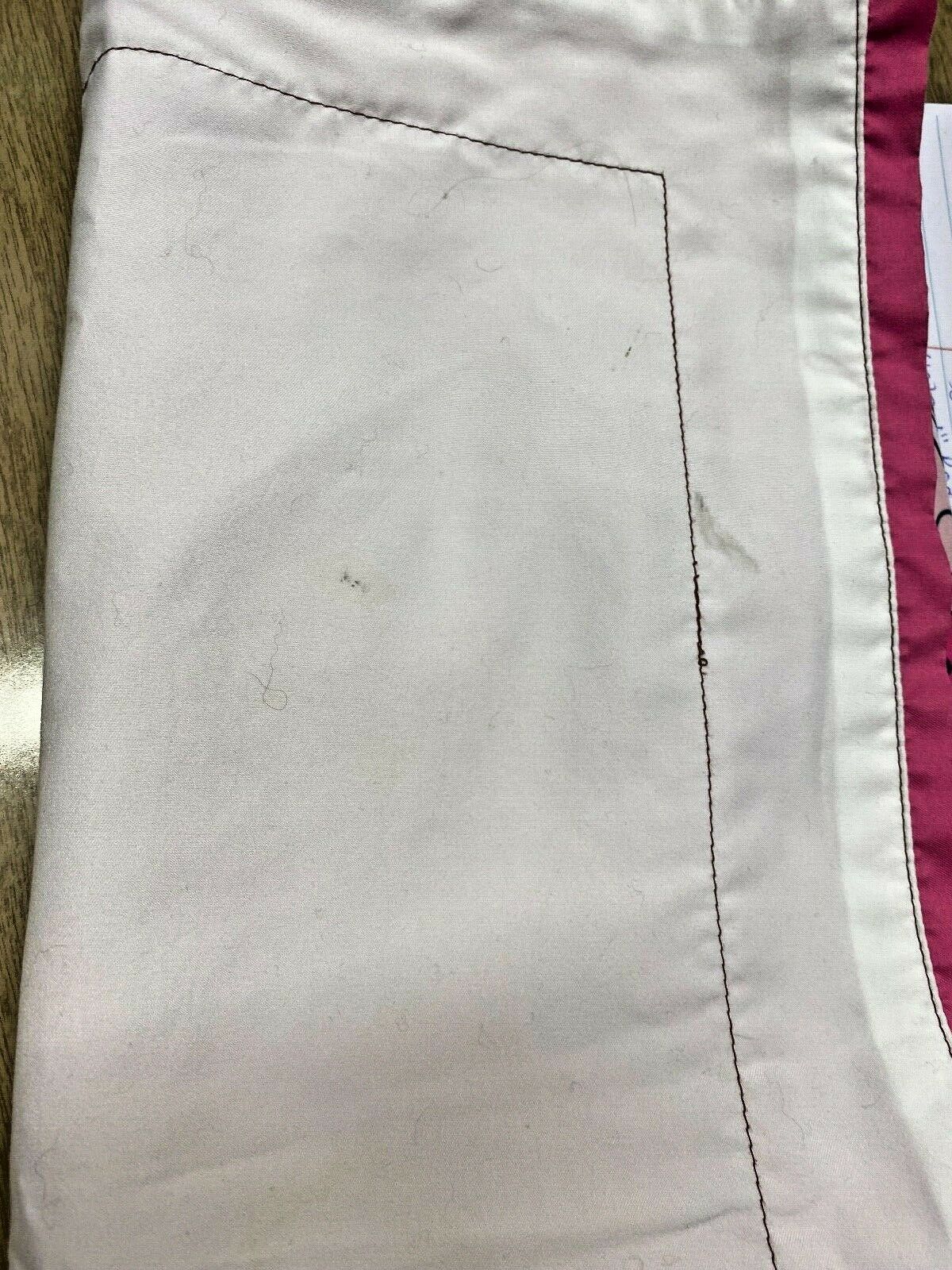 ROXY Flirt surf standard pillow case sham pink & brown pre-owned 26