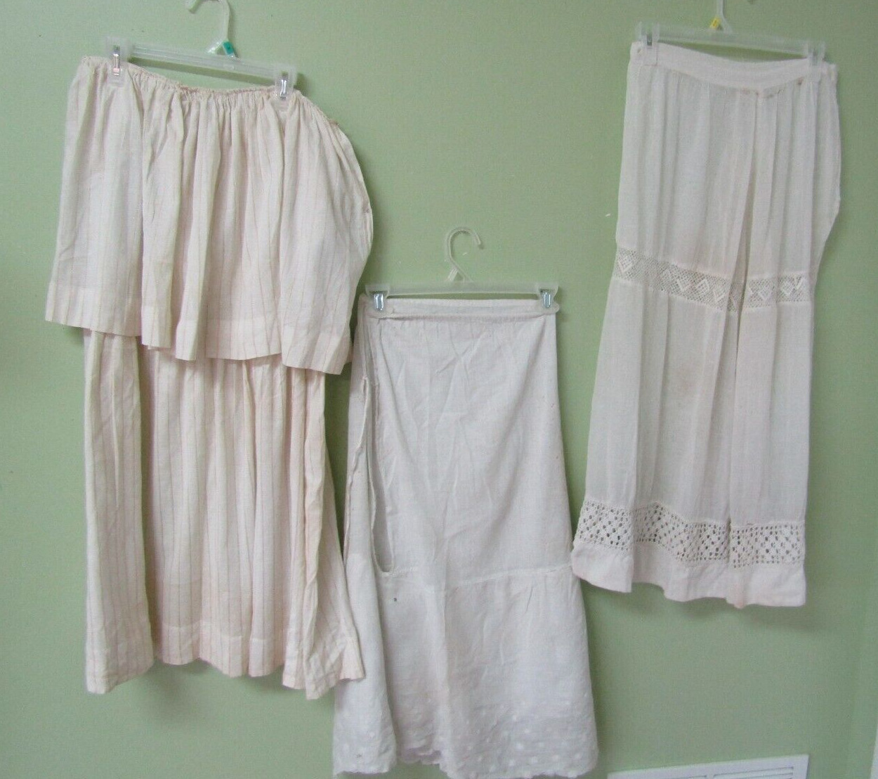 VICTORIAN SKIRT COLLECTION OF 3 / FLAWED, BUT FABULOUS !! - Fresh Stock Dated March 2026