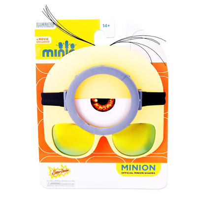 Minion Goggles (Choose Your Style) Mask Sun Glasses Costume  Licensed Headpiece - Fresh Stock Dated February 2026