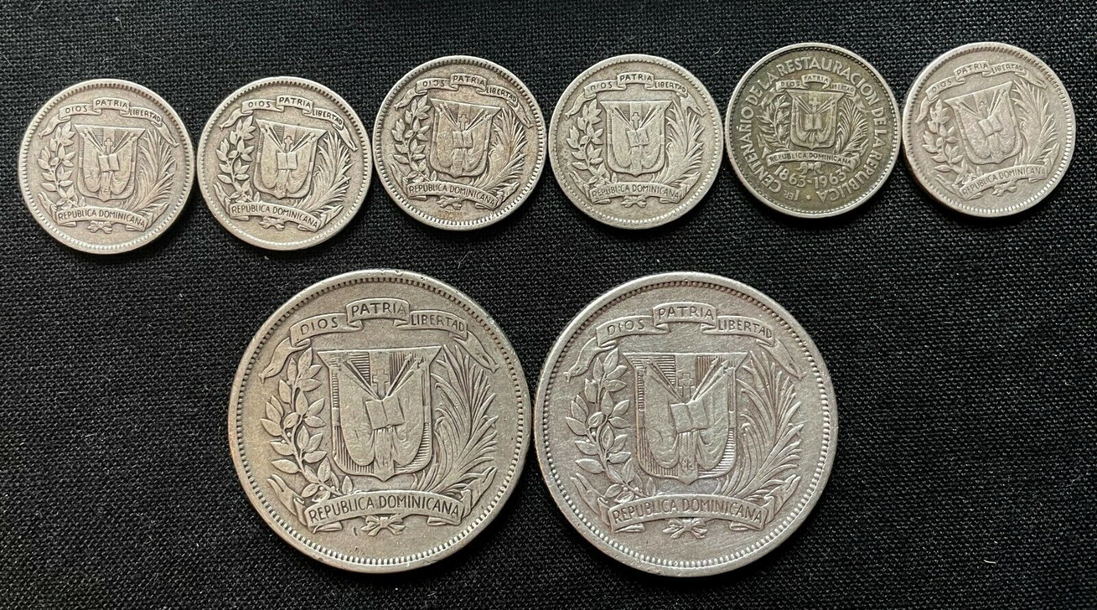 1952 Dominican Republic Silver Peso NGC MS 63 - 9 Coin Lot - See Description - Fresh Stock Dated February 2026