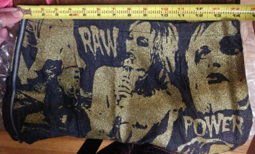 Vintage Glamhead Mini Skirt Iggy Pop Raw Power Vintage 1980s 1990s Punk Rock S - Fresh Stock Dated December 2025