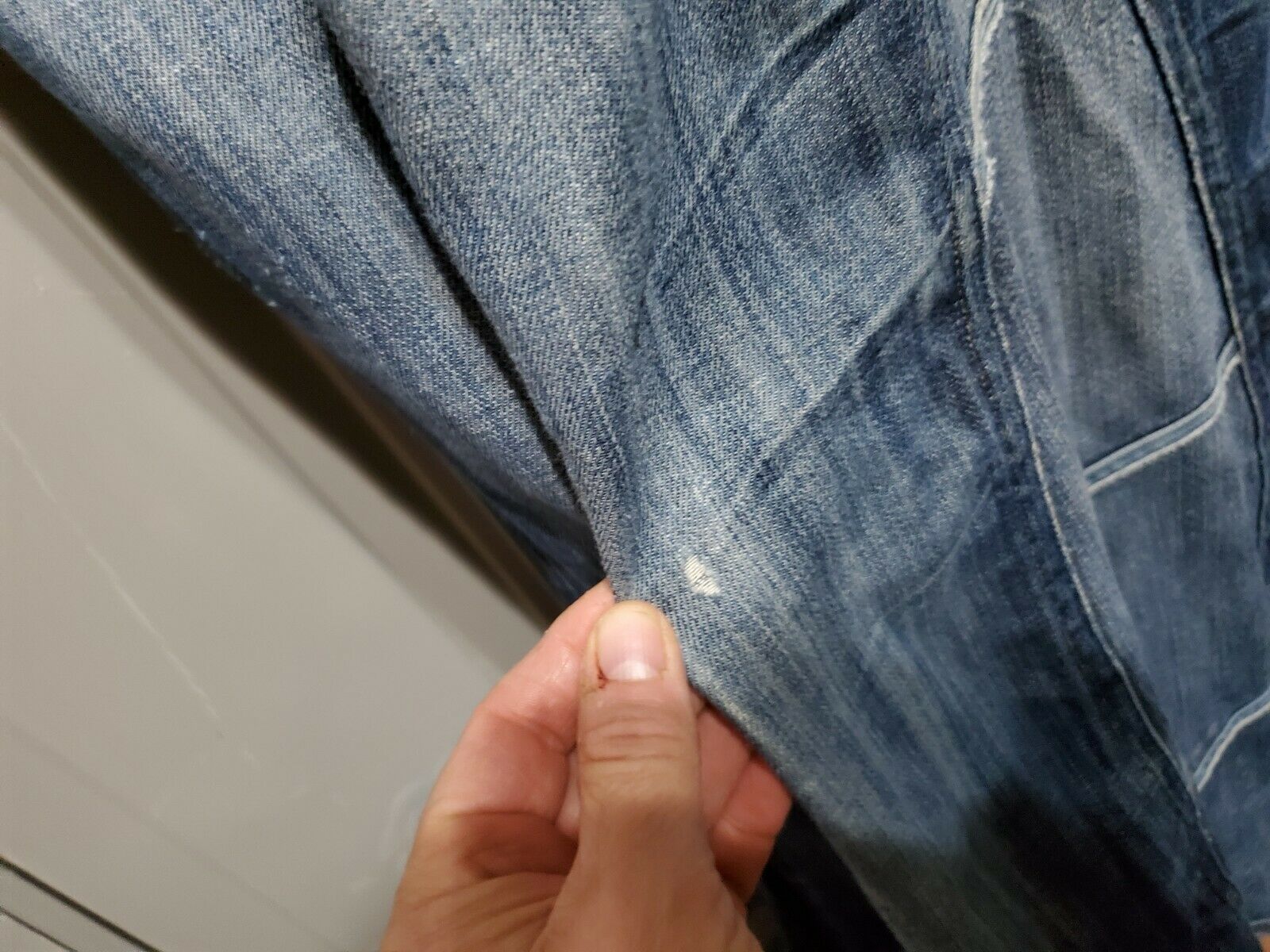 sz 7/8 S vtg maurices Denim Skirt Altered Jeans hippie style maxi low rise boho - Fresh Stock Dated February 2026