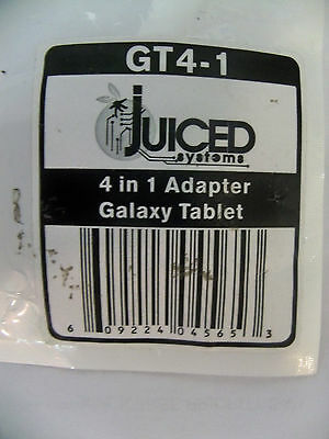 NEW GENUINE JUICED SYSTEMS SAMSUNG GALAXY 8.9 10.1 TABLET 4 IN 1 ADAPTER FREES&H - Fresh Stock Dated February 2026