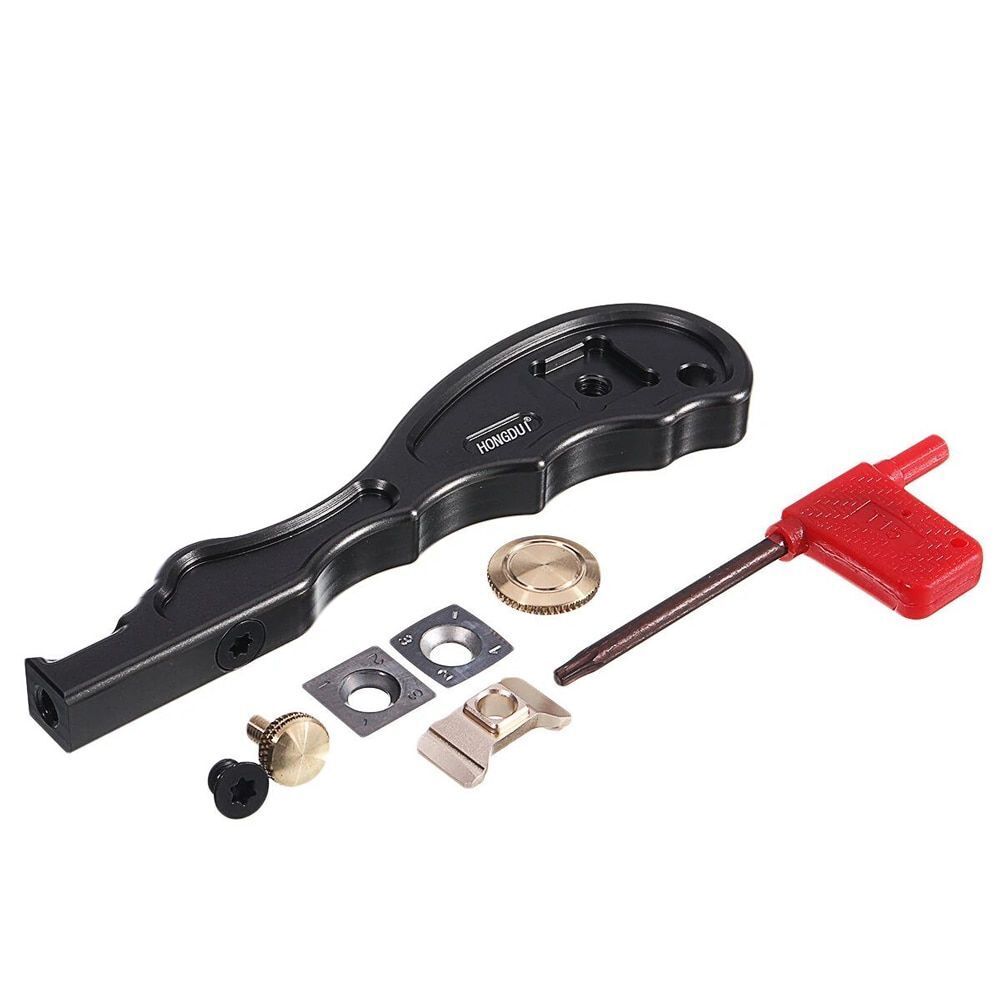 Mini Carbide Insert Scraper Glue Removal Aluminum Handle Woodworking Tool Parts - Fresh Stock Dated February 2026