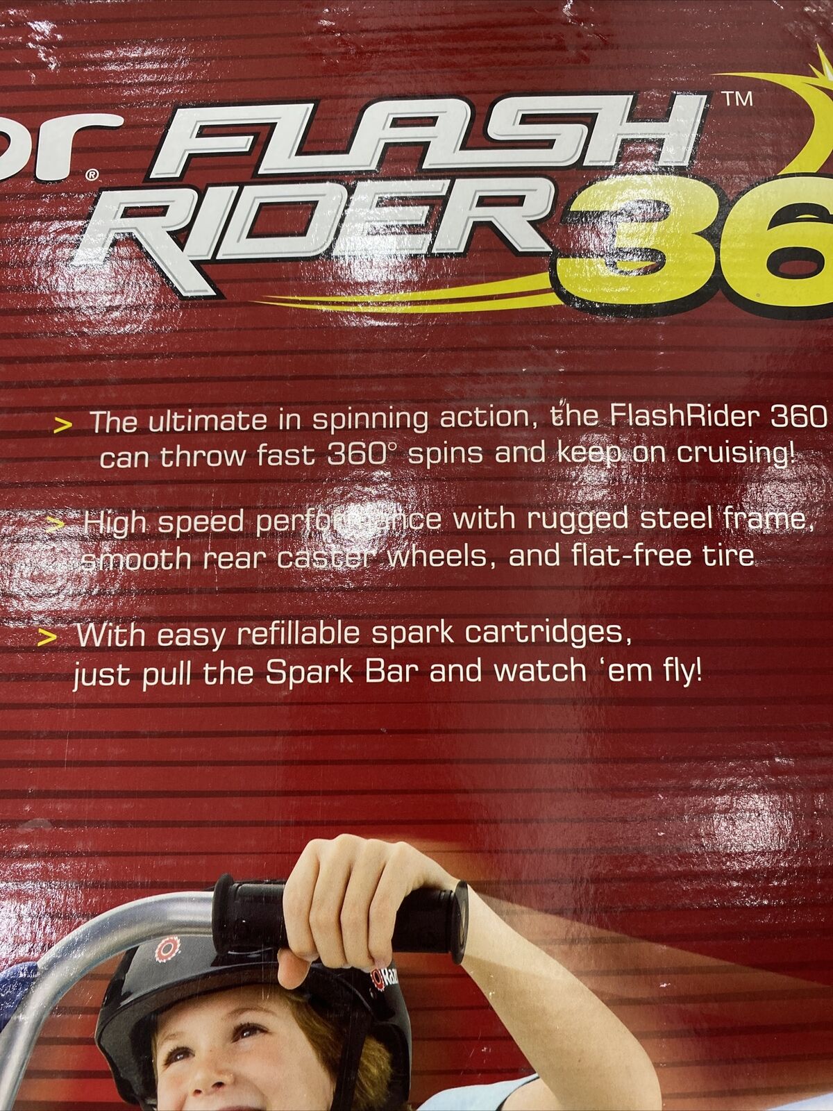 razor Rip rider 360 Castor Trike ages 6 and up bike spinning steel frame New Kid - Fresh Stock Dated February 2026