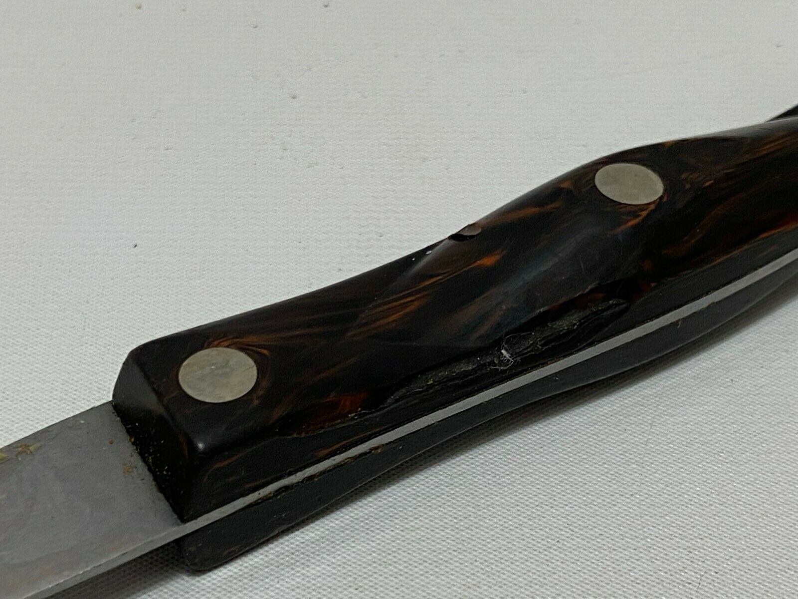 Cutco 1721 Trimming Knife Classic Brown Swirl Handle w/ Damage - Fresh Stock Dated December 2025