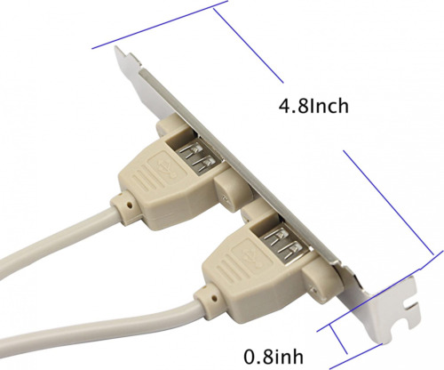 SinLoon （2-Pack Computer Cables & Connectors New 2 Port USB 2.0... - Fresh Stock Dated February 2026