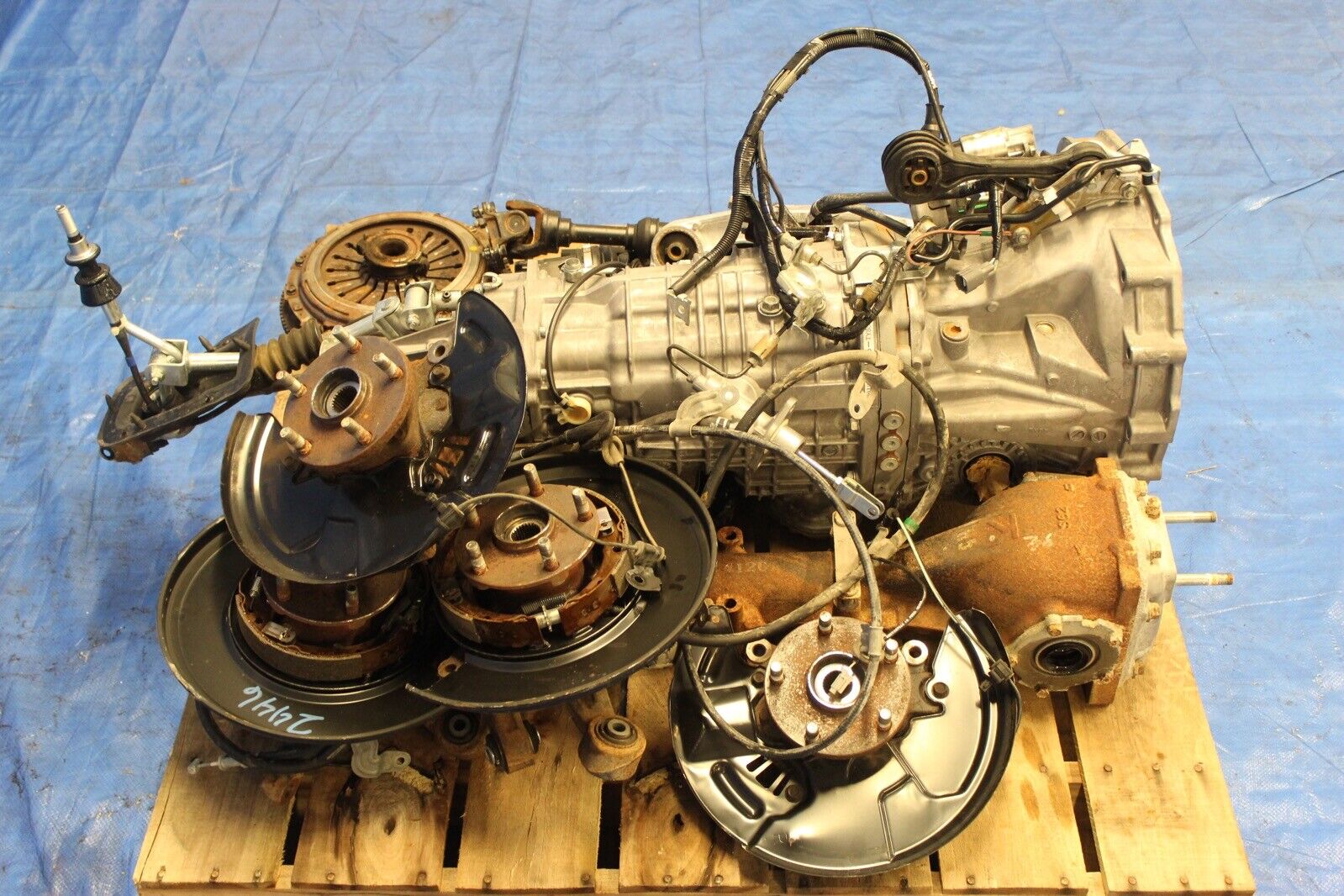 2017 SUBARU IMPREZA WRX STI SEDAN OEM 6SPD MANUAL TRANSMISSION SWAP KIT 77K#2446 - Fresh Stock Dated February 2026
