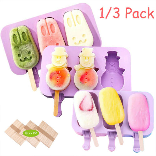 Homemade Popsicle Molds Shapes, Silicone Frozen Ice Popsicle Maker-BPA Free NEW - Fresh Stock Dated December 2025